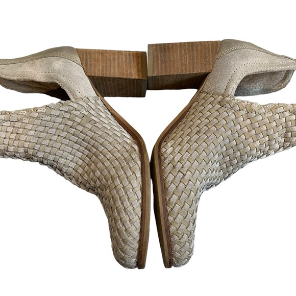 JOURNEE SIGNATURE Gray Side Cutout Kevona Woven Leather Booties, Sz 8.5 - Picture 8 of 15